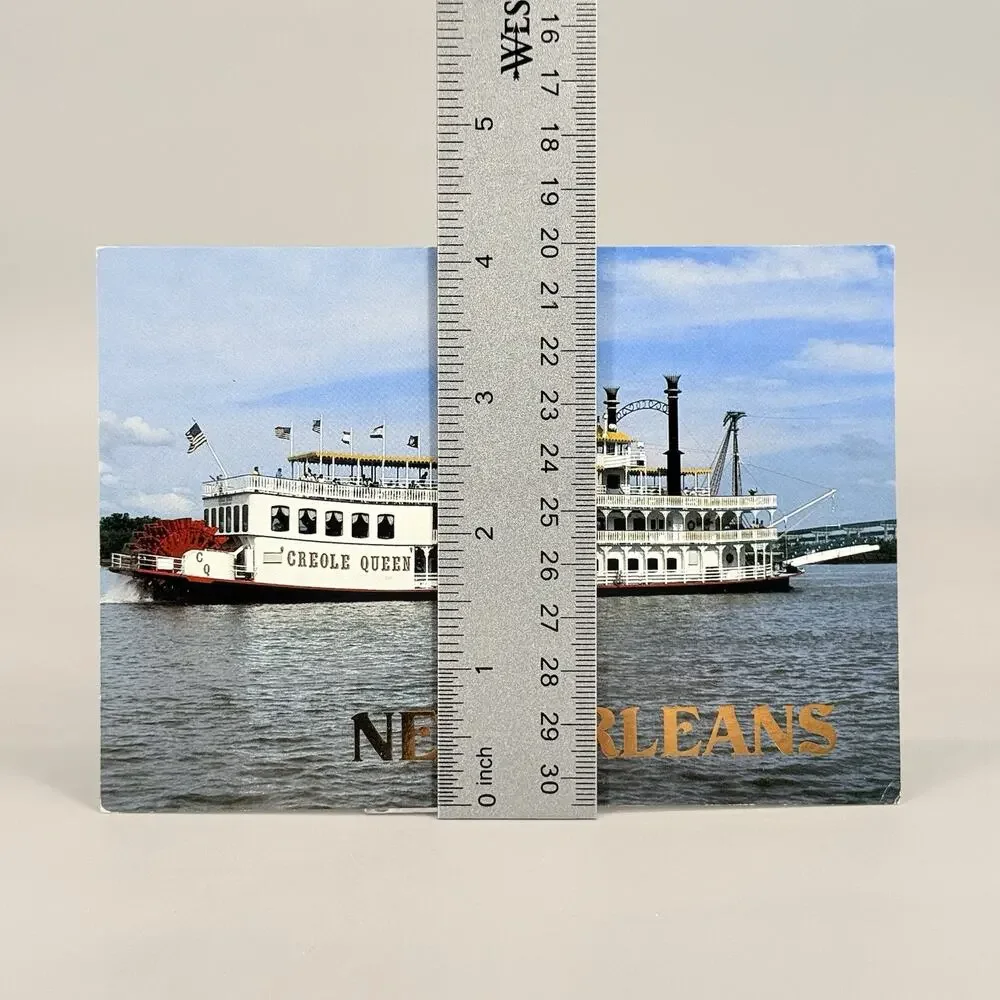 The Creole Queen at New Orleans Louisiana Vintage Blank Unused Postcard